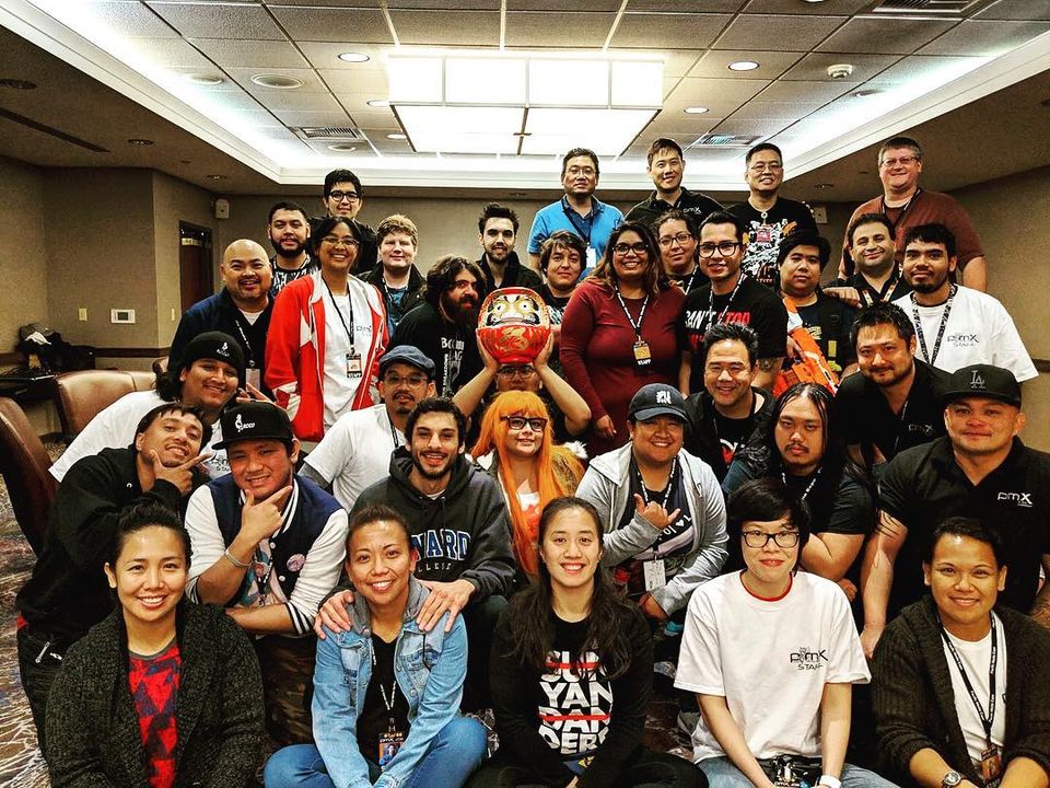 Group picture of the 2018 PMX staff