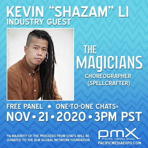 Kevin Li is appearing at PMX 2020.